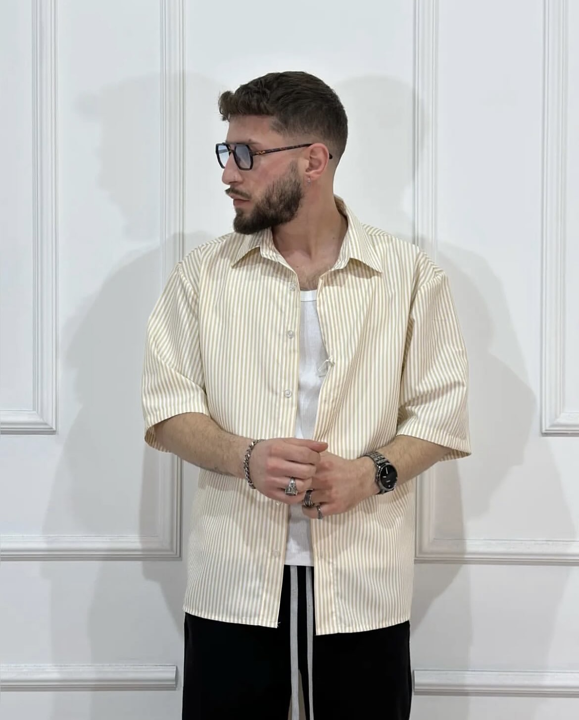 Camicia Rio cammello davanti