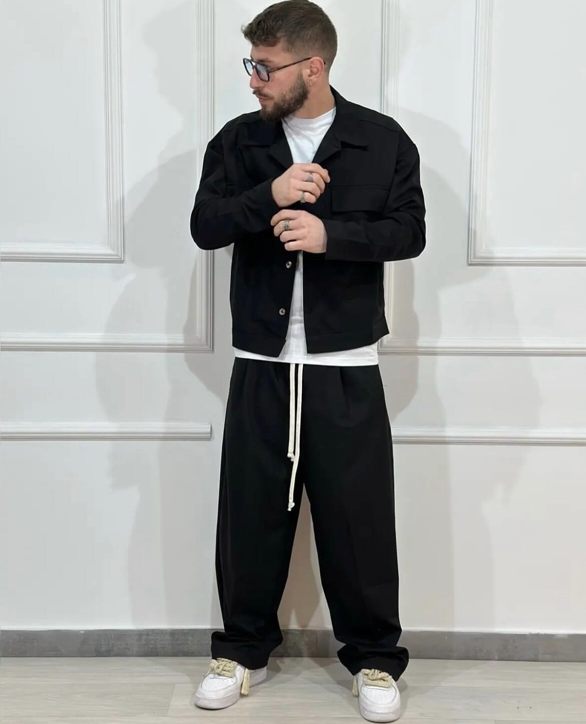 Coordinato black avanti