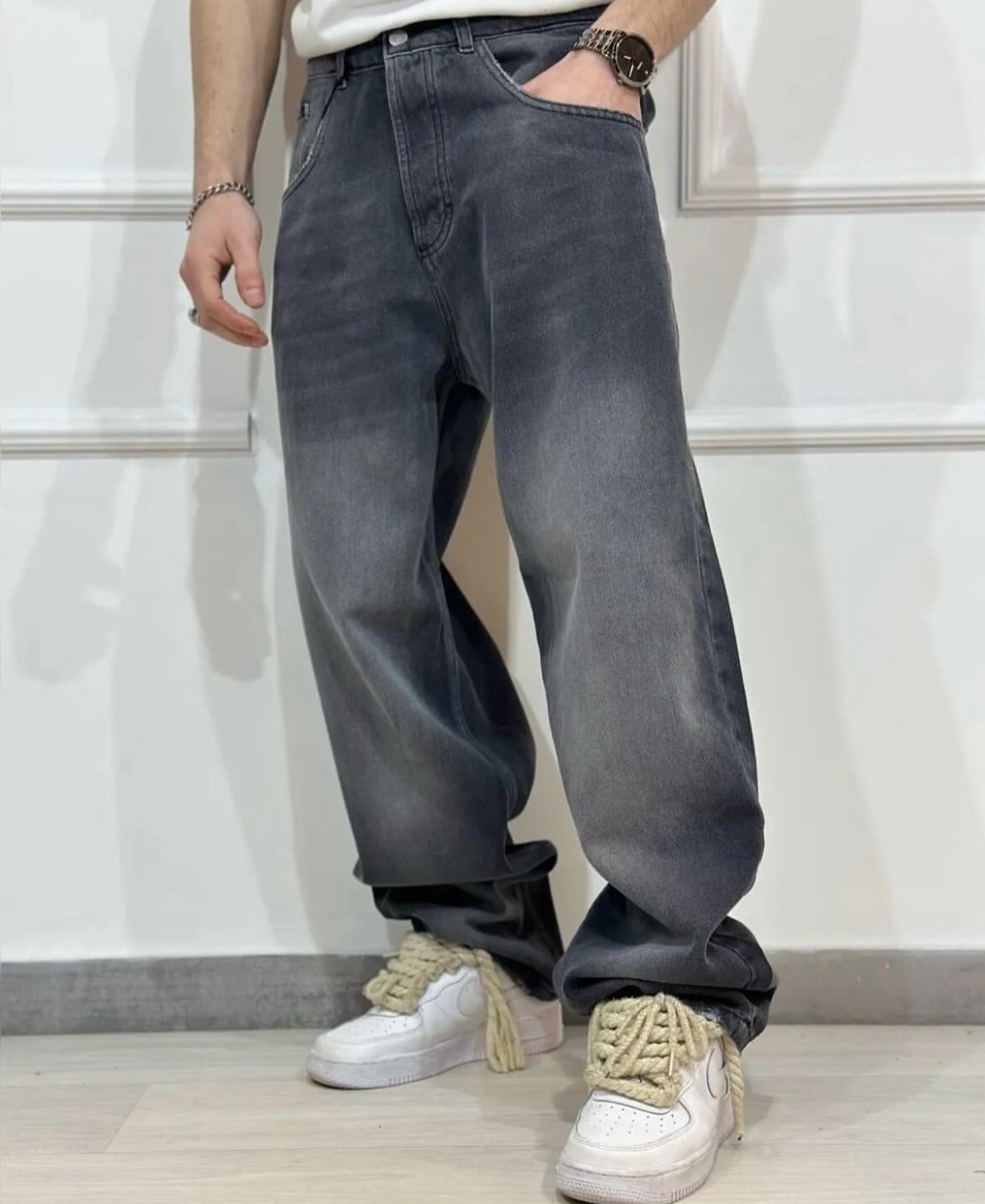 Jeans baggy davanti 