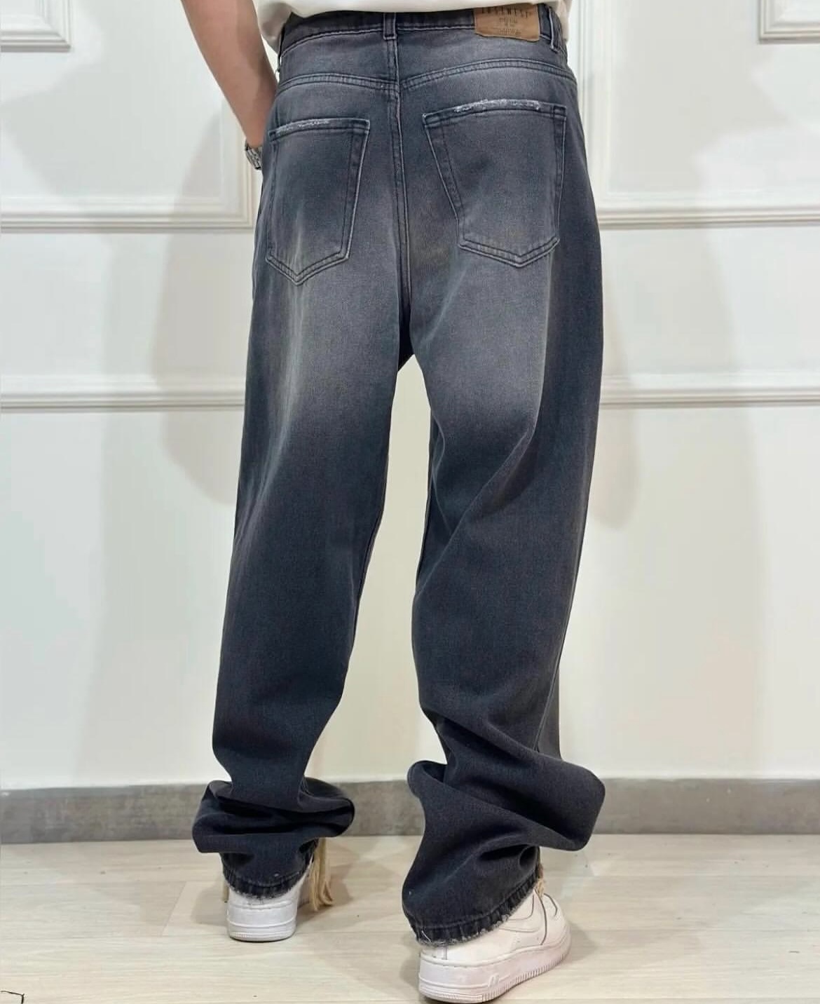Jeans baggy dietro 