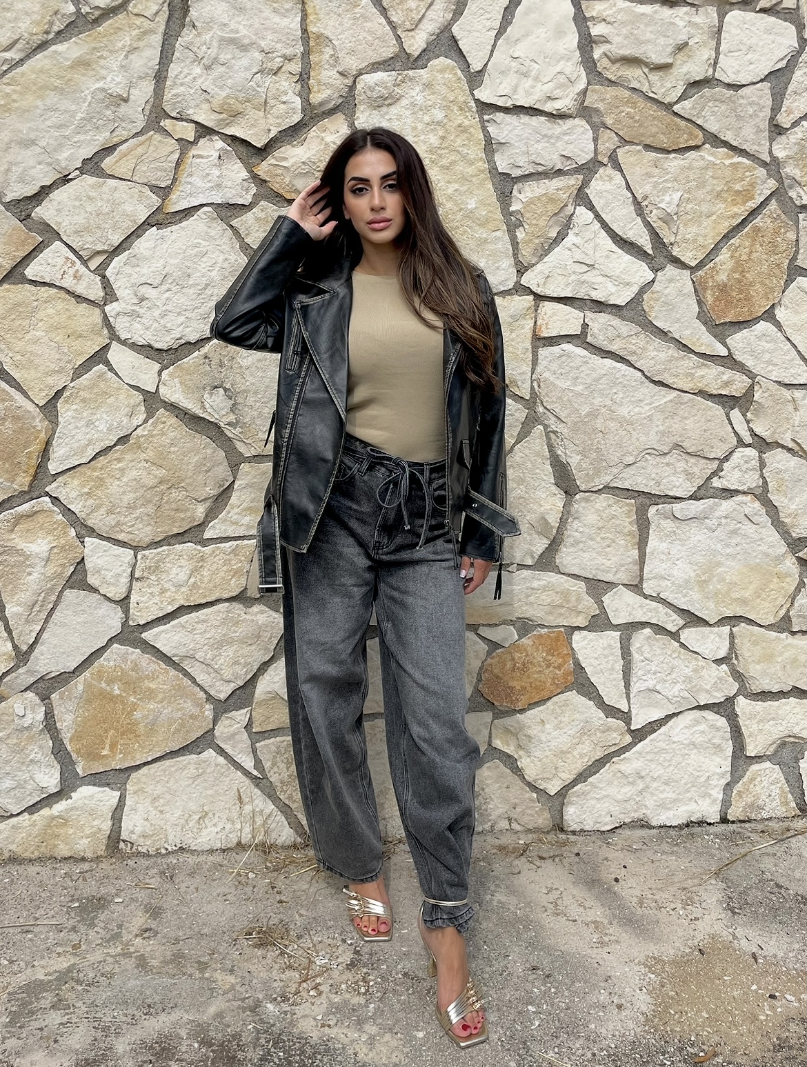 Jeans mom fit