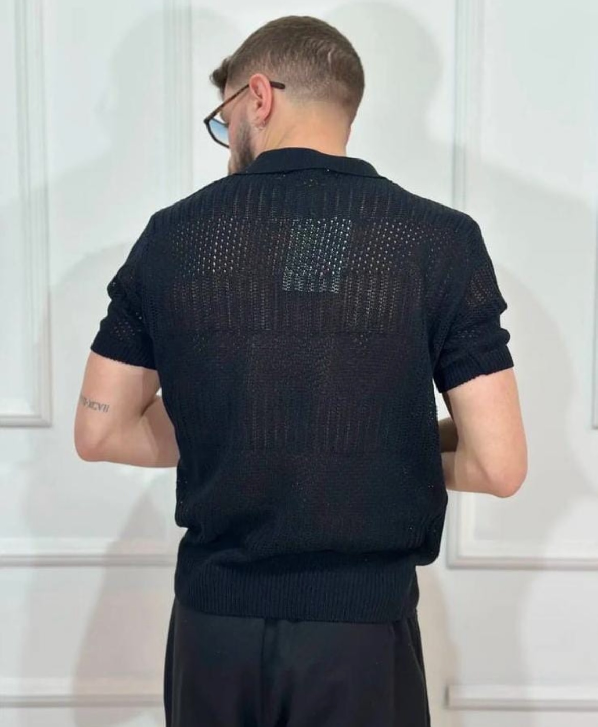 T-shirt Ibiza nera dietro
