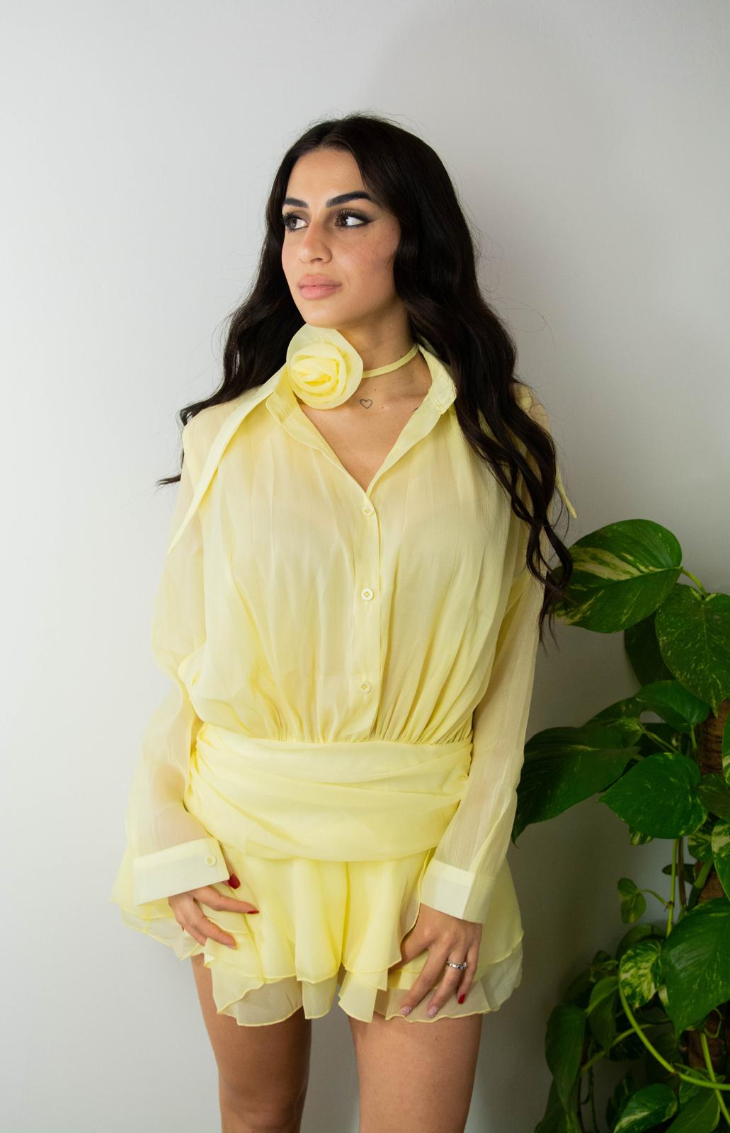 Vestito Paris giallo 1